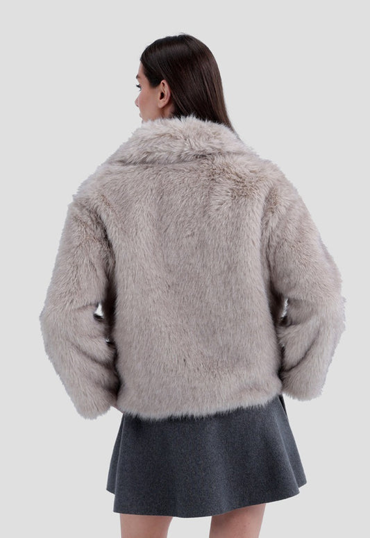 Fur Coat - Gray