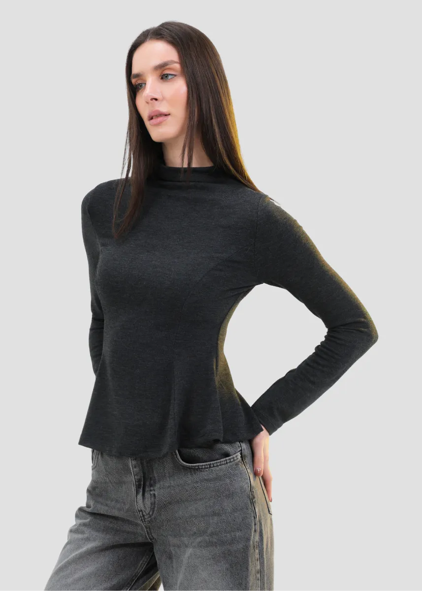 Mock Neck Top