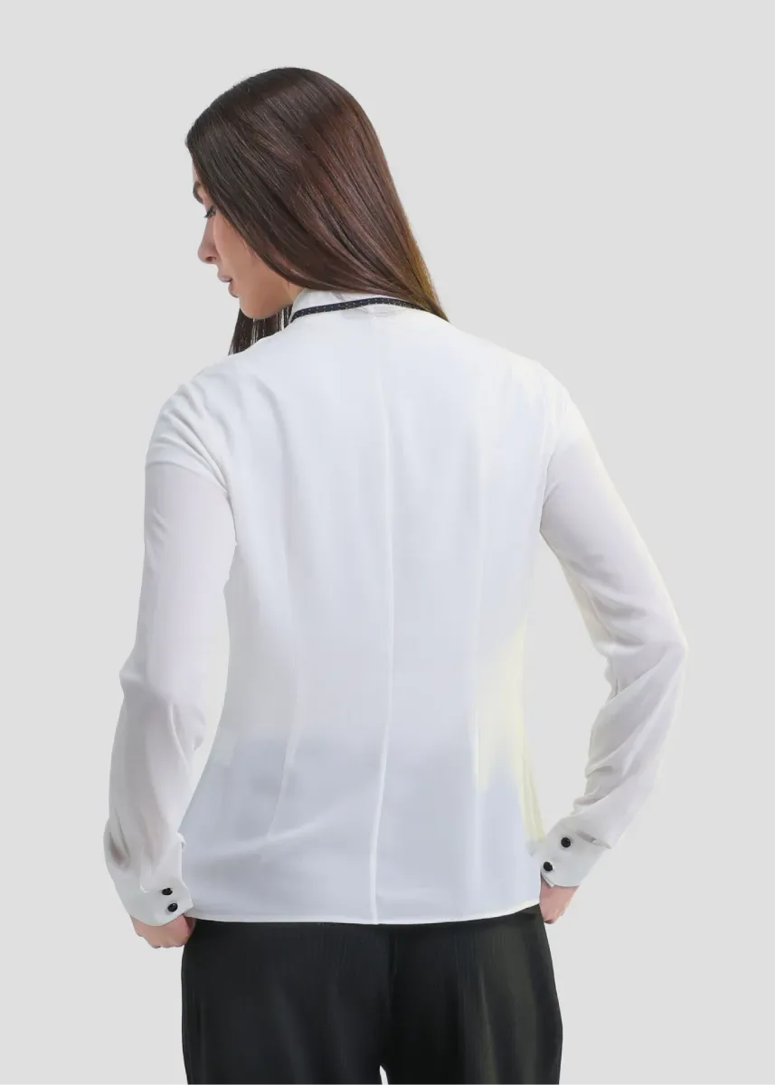 Polka Dot tie Shirt - chapters.