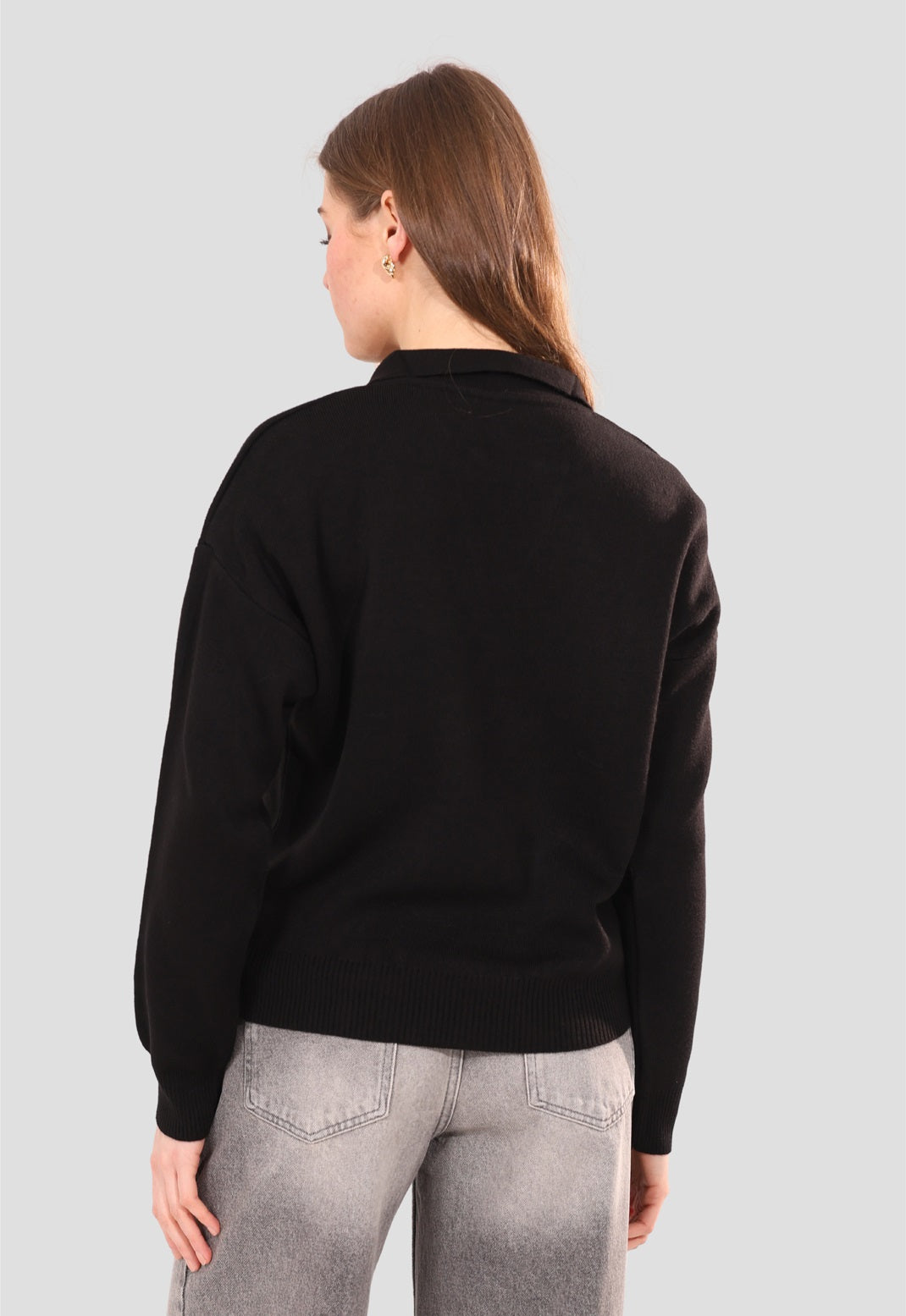 Collared knit Jumper