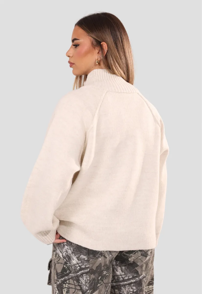 Raglan Zip up Jumper