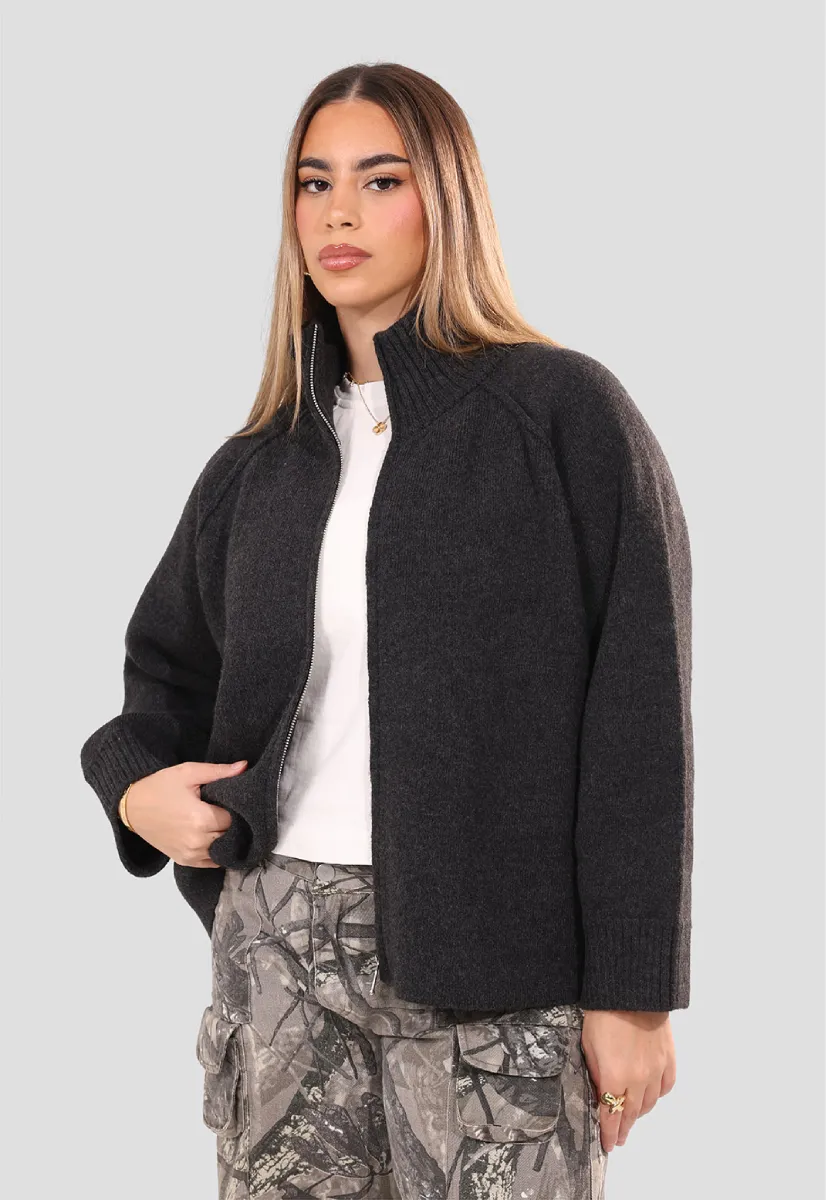 Raglan Zip up Jumper