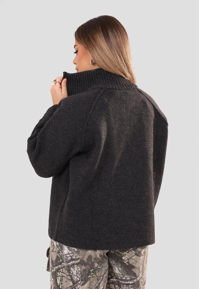 Raglan Zip up Jumper