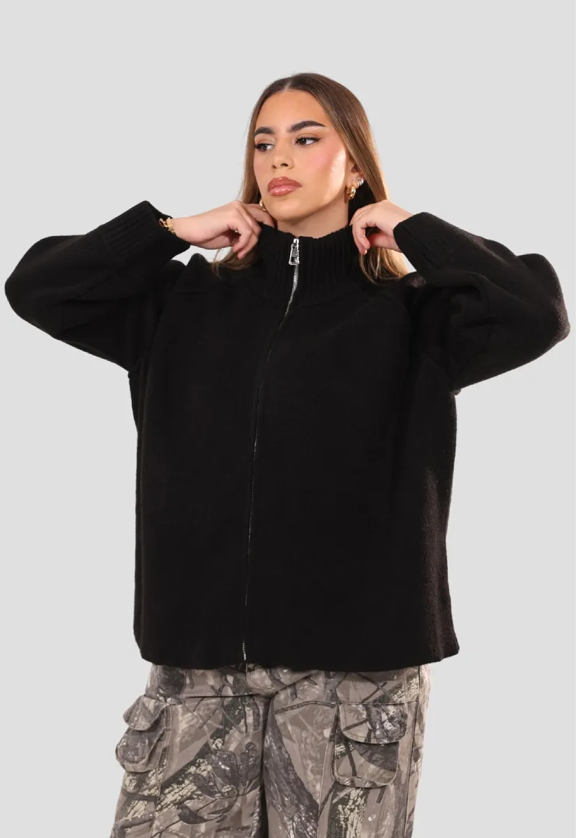 Raglan Zip up Jumper