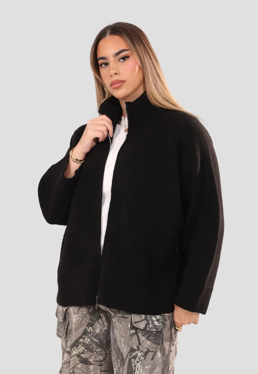 Raglan Zip up Jumper