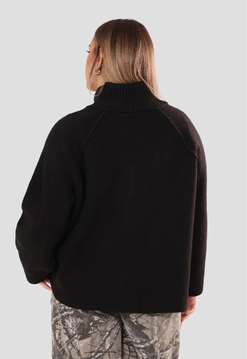 Raglan Zip up Jumper