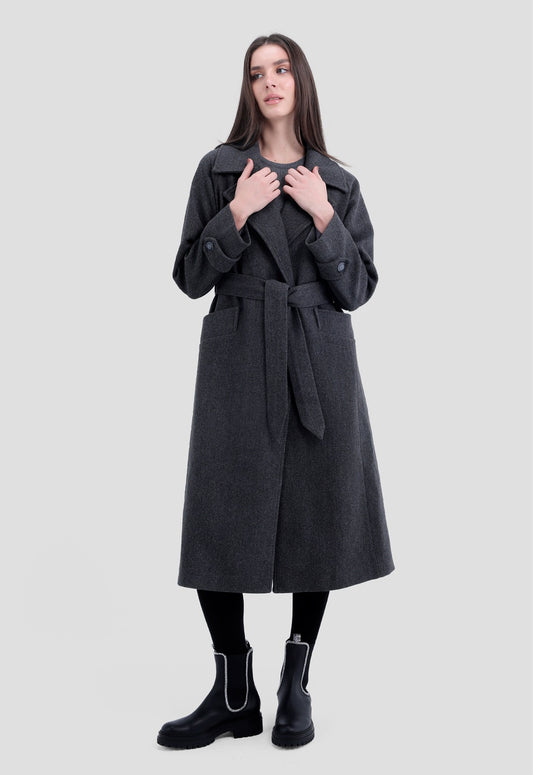 Wool Coat - Gray