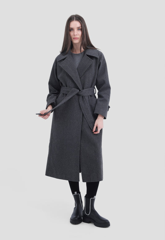 Wool Coat - Gray