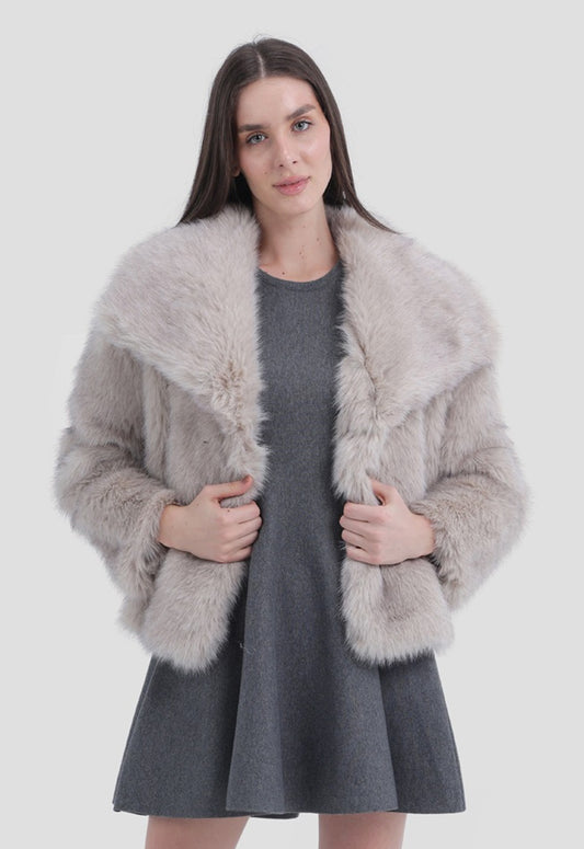 Fur Coat - Gray