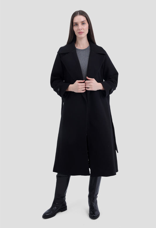 Wool Coat - Black