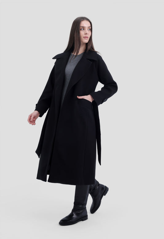 Wool Coat - Black