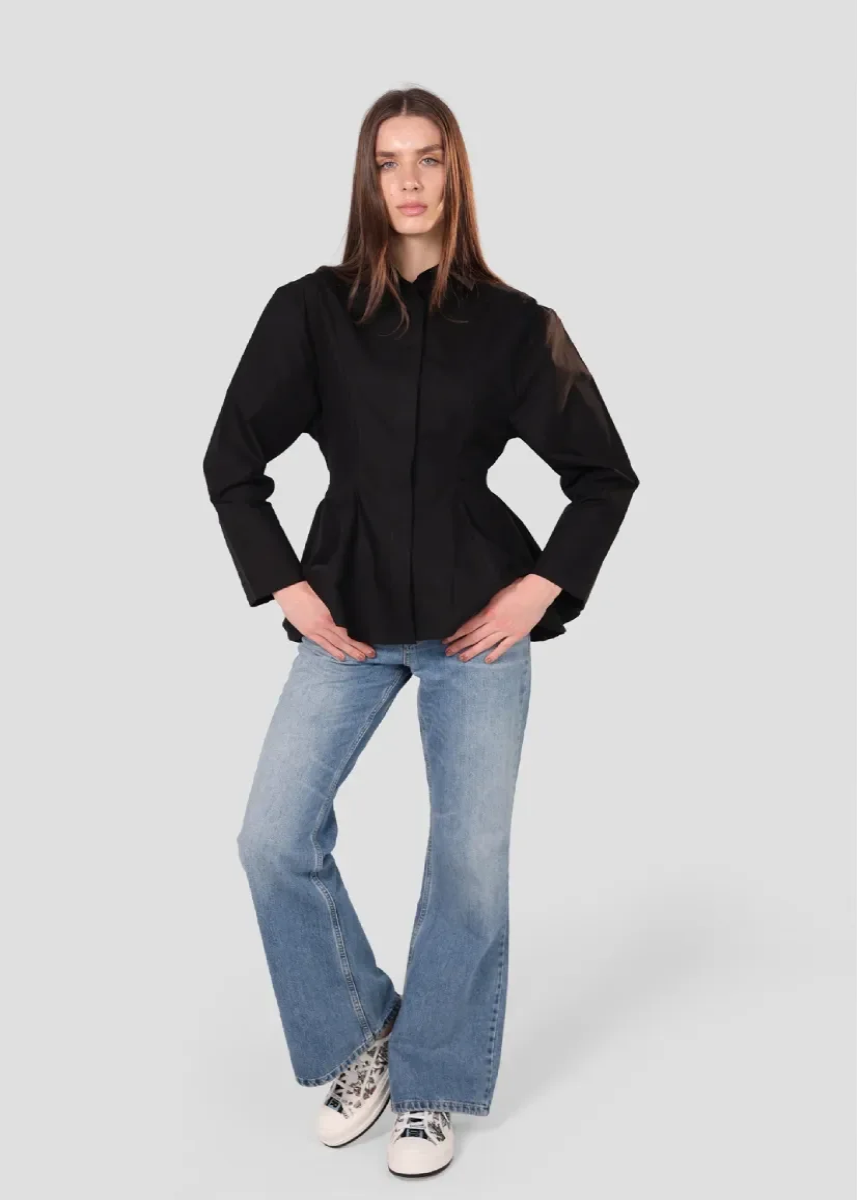 Darted Flare Shirt - chapters.