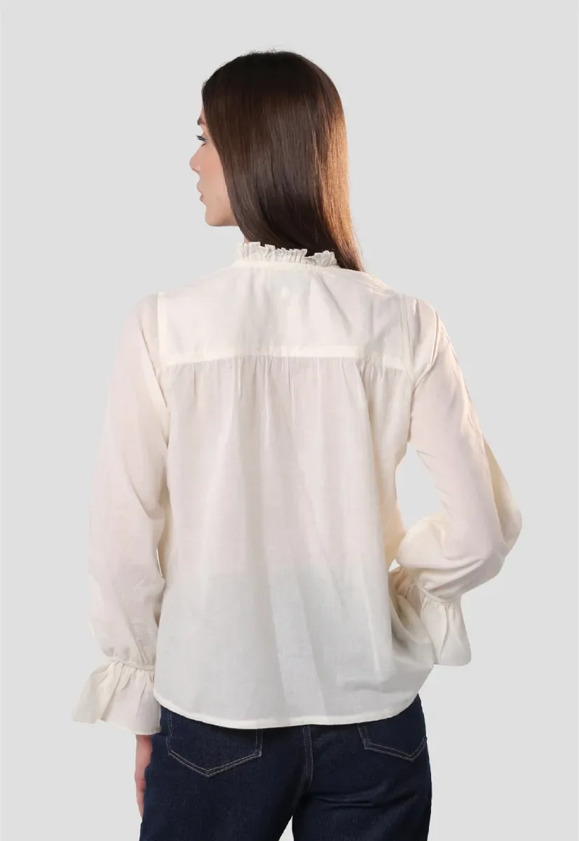 Frill Sleeve Top - chapters.