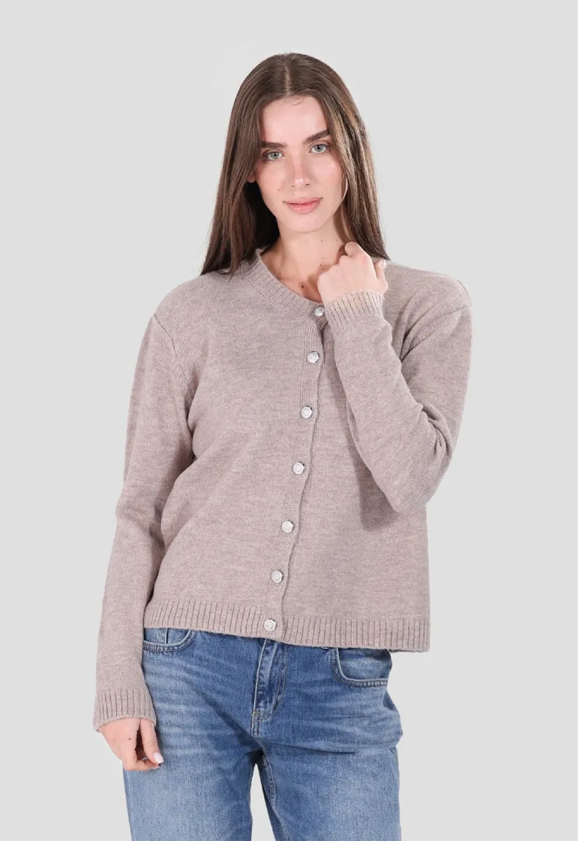 Detailed Button Cardigan