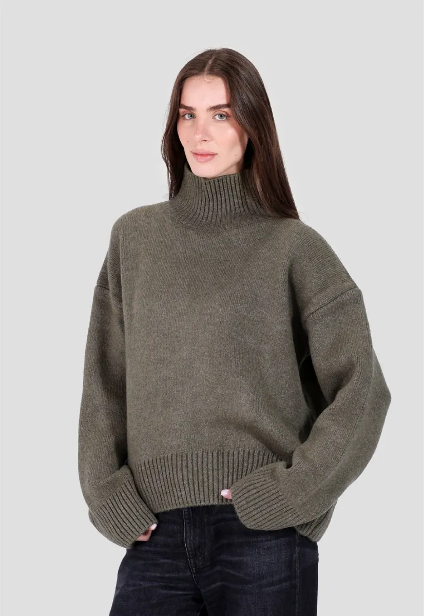 Relaxed Turtleneck Jumper