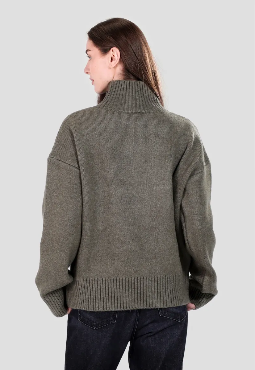 Relaxed Turtleneck Jumper