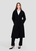 Wool Coat - Black - chapters.