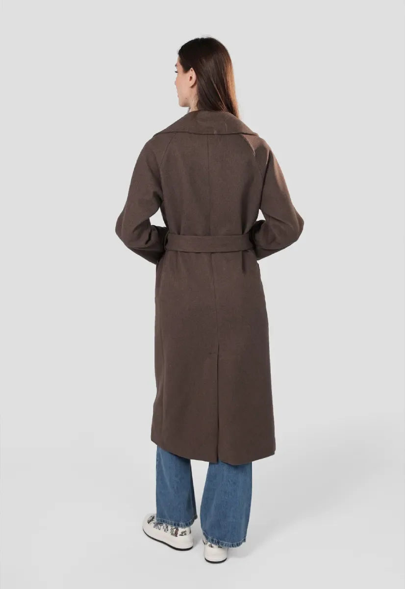 Wool Coat - Brown - chapters.