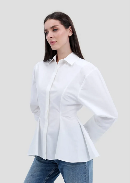 Darted Flare Shirt - chapters.