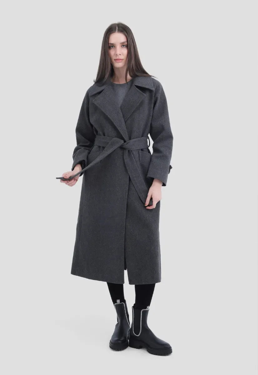 Wool Coat - Gray - chapters.