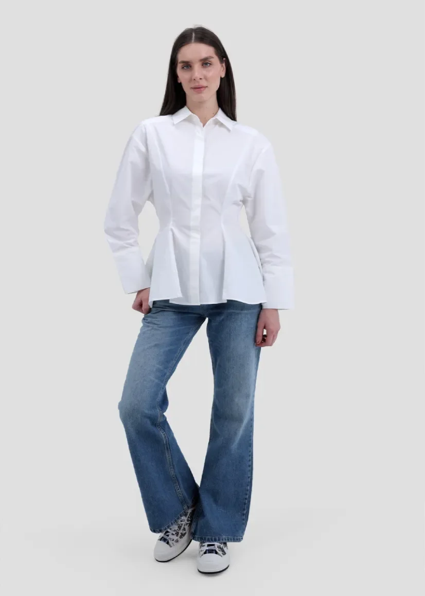 Darted Flare Shirt - chapters.