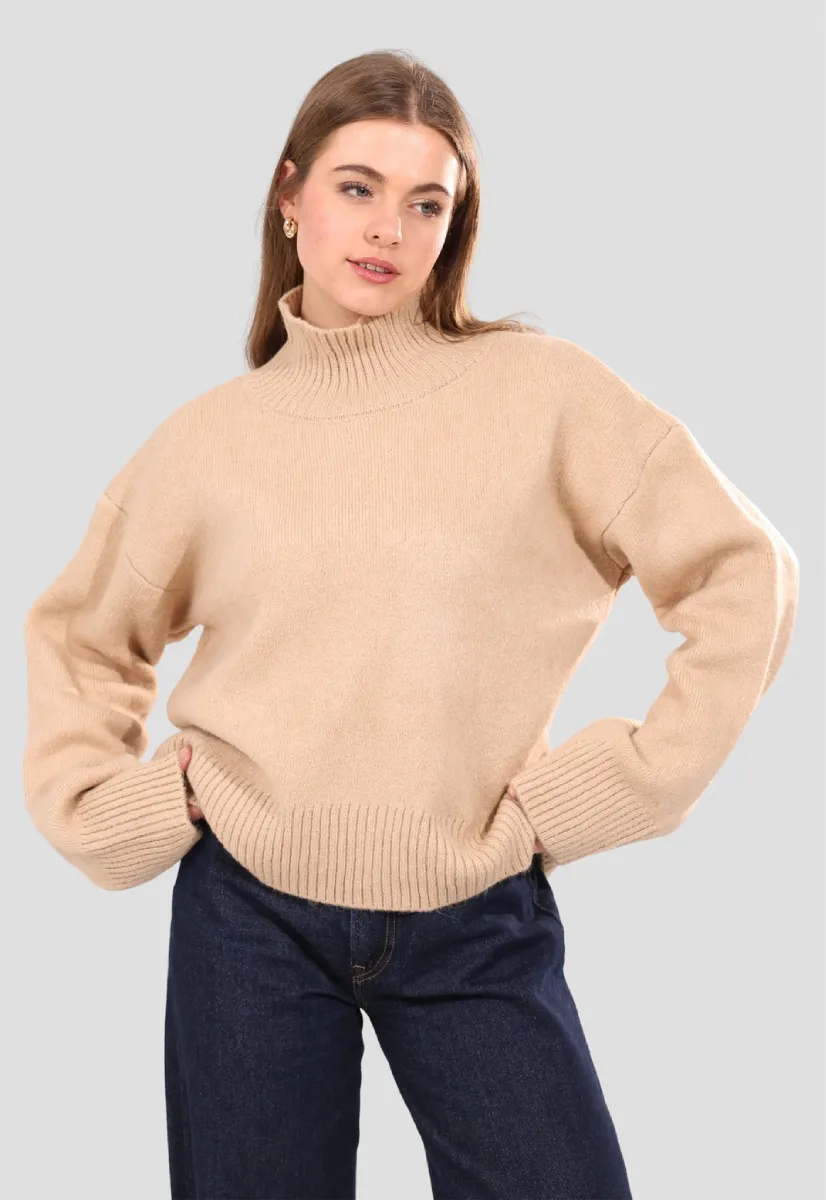 Relaxed Turtleneck Jumper
