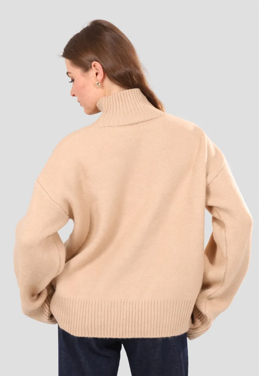 Relaxed Turtleneck Jumper
