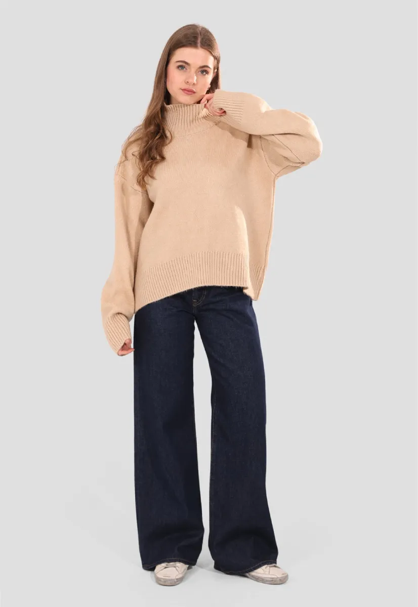 Relaxed Turtleneck Jumper