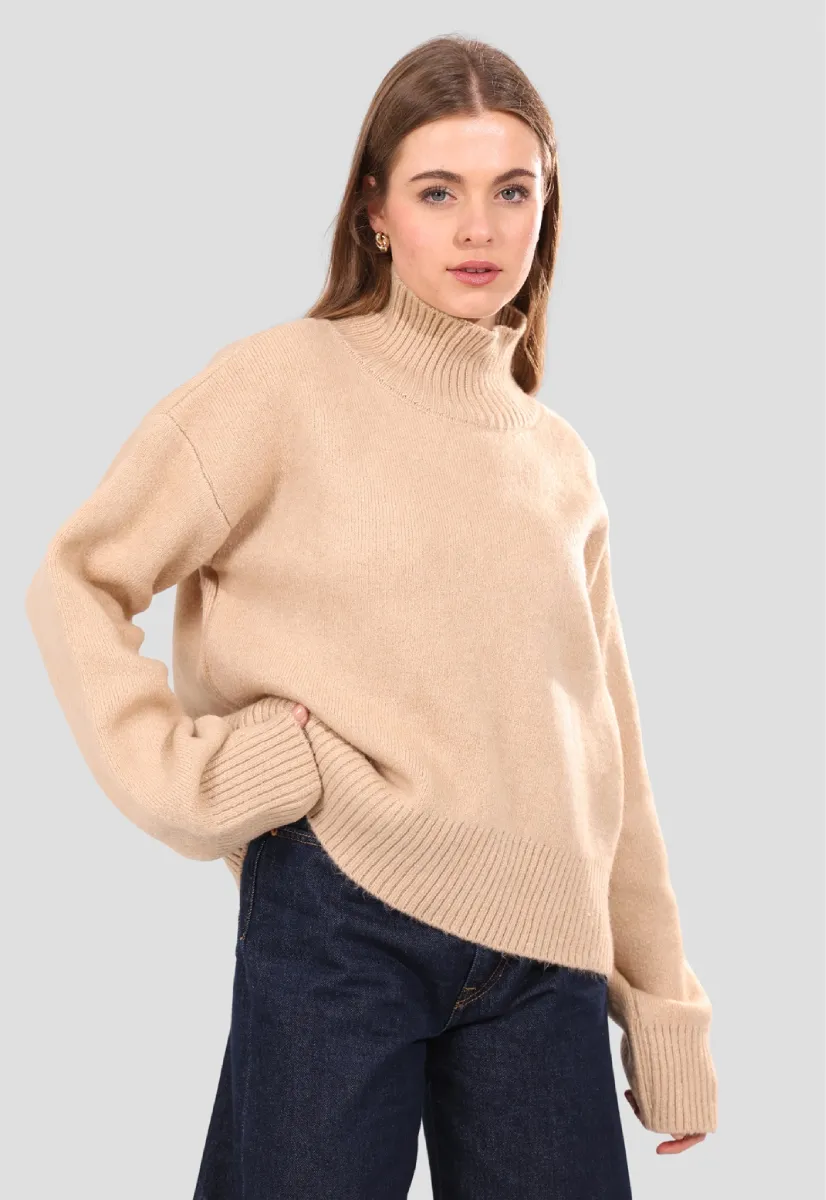 Relaxed Turtleneck Jumper